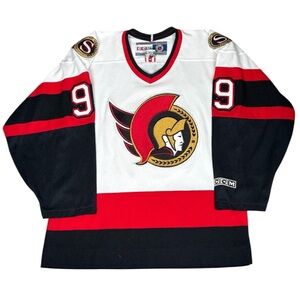 Vintage Ottawa Senators Martin Havlat CCM NHL Hockey Jersey White